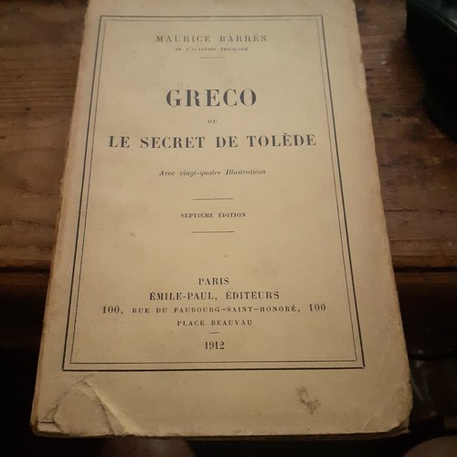 Greco secret de tolede - greco, ou