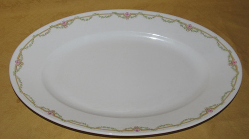 Plat ovale porcelaine - en,