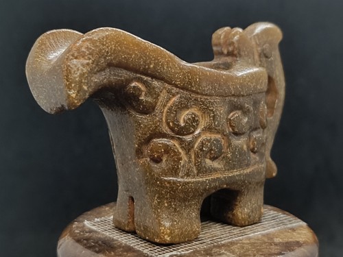 Ancienne sculpture jade - en,