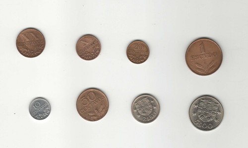 Portugal pièces de monnaie - portugal,