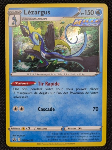 Carte pokemon lezargus - pokemon,
