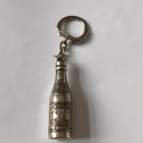 Porte clés métal bouteille - métal,