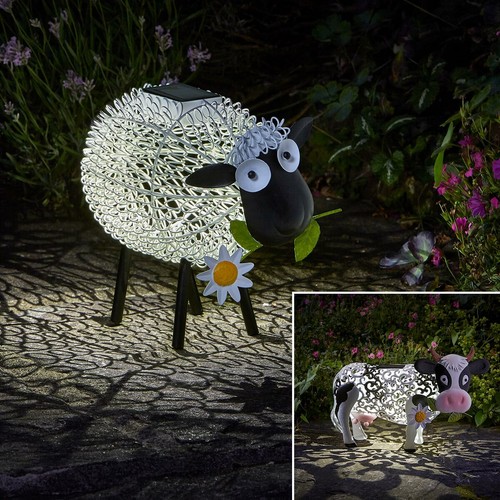Solaire led allumer vache - solaire,