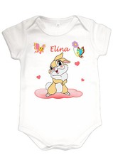 Body bébé lapin mignon