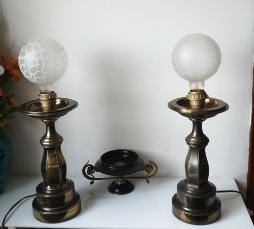 Paire lampes forme - paire, de