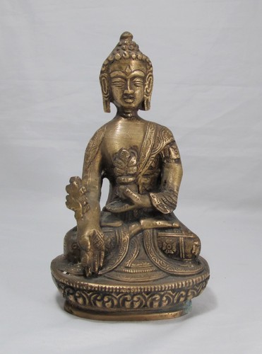 Statue bouddha bronze - statue, en