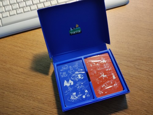 Jeux cartes tintin - tintin, atlas