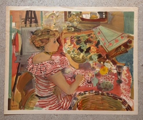 Lithographie originale raymond - lithographie,