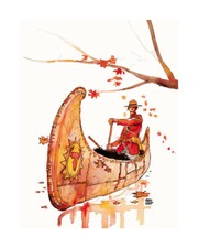 PRATT  "Canoë " Tirage de luxe limité à 300ex.