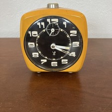 Réveil orange jaune - , ancien