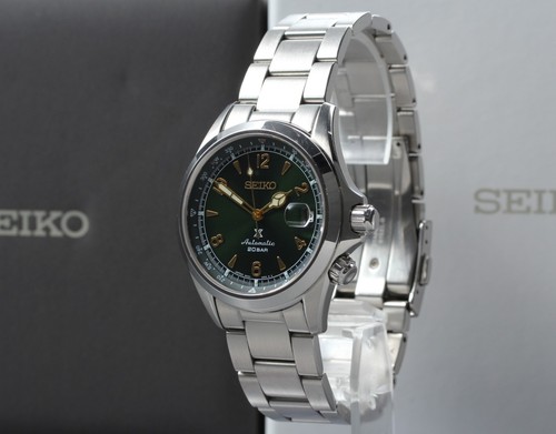 Montre automatique verte pour