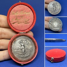 Ancienne Médaille En Argent Comice Agricole De La Reole A Desaide Edit XIX