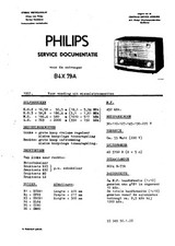Manuel De Service Pour Philips B4 X79 A