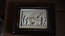 Antique Limestone Tile/Plaque Framed French