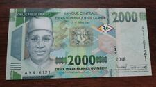 G10135 billet de banque du monde Guinée 2000 francs 2018 unc