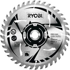 Scie Circulaire Ryobi CSB165A2 Lame Diamètre Ø 165 Mm X 16,6 X 1,6 Mm 24 Dents