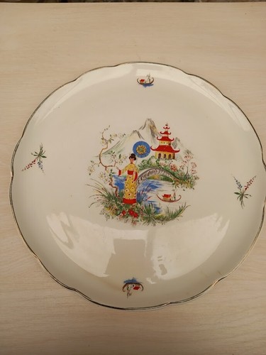 Plat tarte faïence de - plat, en