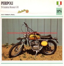 PERIPOLI 50 Giulietta Monster 6 M 6M 1974 : Fiche Moto #001621