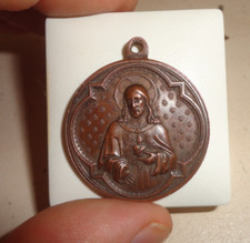ancienne medaille religieuse signe penin  JESUS IHS