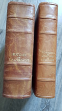 2 livres rares cuir Histoire