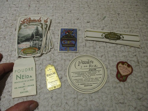Petit lot ancienne - ancienne, etiquette