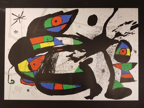 Miro litho non signée - miro,