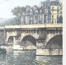 Pont Neuf à Paris Bateau