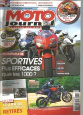 MOTO JOURNAL N°1965 SUZ GSX-R 750 / DUC 848 EVO / TRIUMPH DAYTONA 675R / KATANA