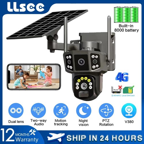 Caméra surveillance 4g - caméra,