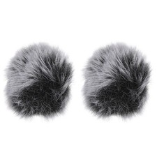  2 Pcs Bonnette De Micro Clip Microphone Couvercle Réduction Bruit