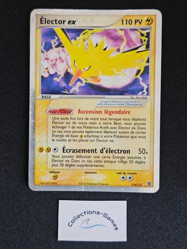 Carte pokémon elector - carte,