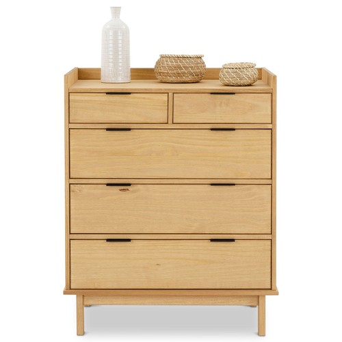 Commode bois tiroirs - commode,