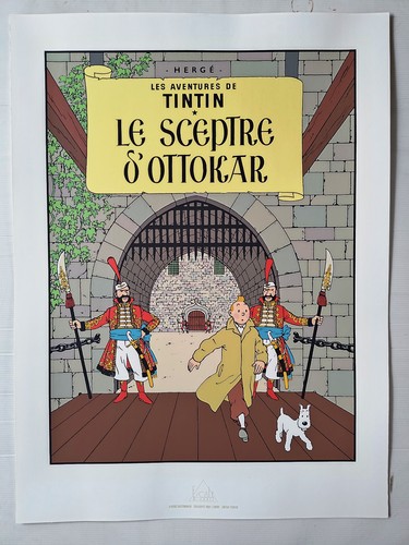 Hergé sérigraphie tintin - hergÉ,