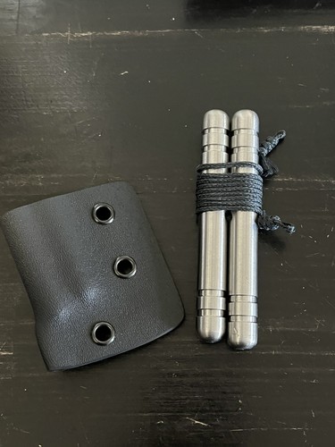 Steel handle garrote with - handle,