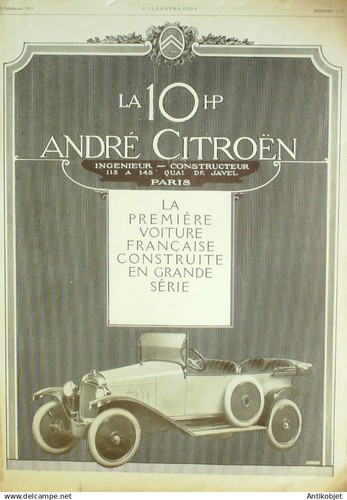 Publicite auto citroen - citroen, 10hp