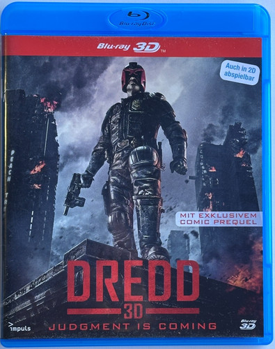 Dredd blu ray 2d - 3d, 3d/2d