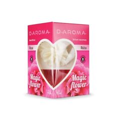 Diffuseur de Senteur avec Fleur d-aroma Fleur 75ml Rose - Assanisseur D'Air