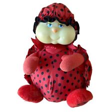 Peluche coccinelle Ajena vintage style luciole - tête phosphorescente - 25 cm