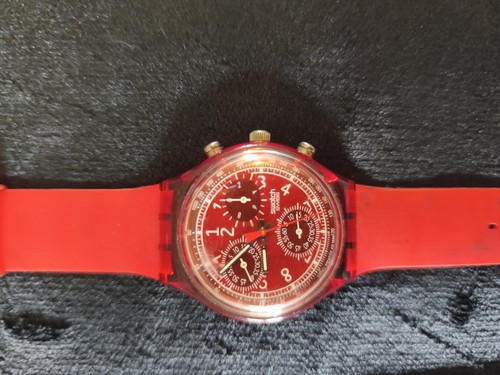 Swatch chrono rouge - swatch,