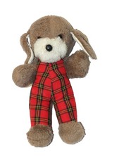 Vintage peluche chien marron