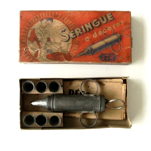 Ancienne seringue décorer - ancienne, à