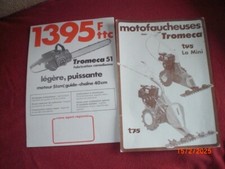 LOT  DE  2  ANCIENS  PROSPECTUS   PUBLICITAIRES   TROMECA
