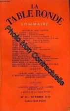 La Table Ronde N° 94 - Autour De Jean Cocteau. Pierre Sipriot