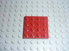 Plaque plate DkRed 4x4 LEGO