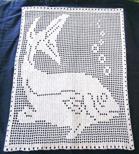 Napperon poisson crochet - poisson,