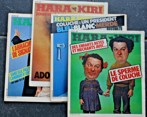 Gros lot 127 journaux - , hara