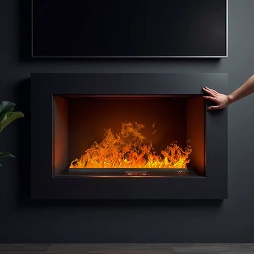 Water vapor fireplace - vapor, –