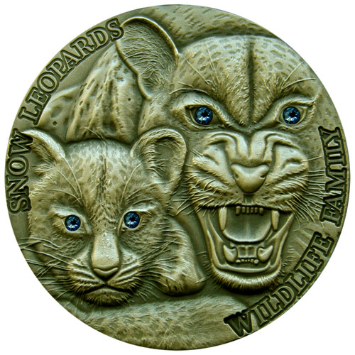 Pièce argent léopards des - "léopards,