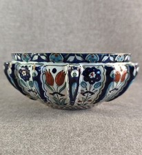 BELLE COUPE EN CERAMIQUE FAIENCE DE CANTAGALLI FLORENCE IZNIK ITALIE MAIOLICA