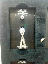 Piercing de nombril avec cristal pierre Swarovski - lettre A